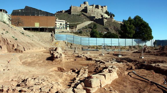 La construcció del camp de futbol de Cardona destapa un assentament romà