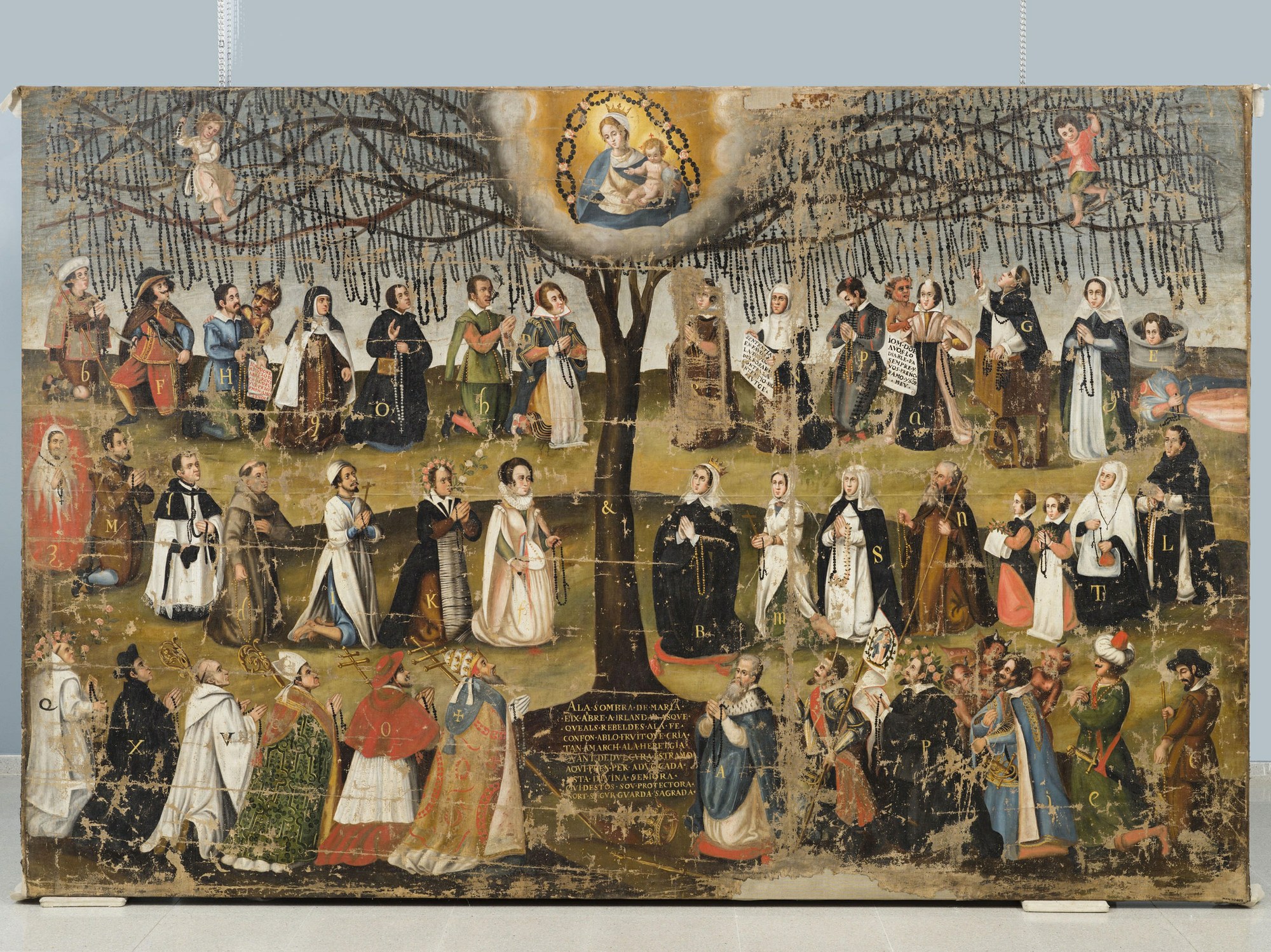 L’arbre del Roser i l’arbre dels dominics. Pintures de Sant Pere Màrtir