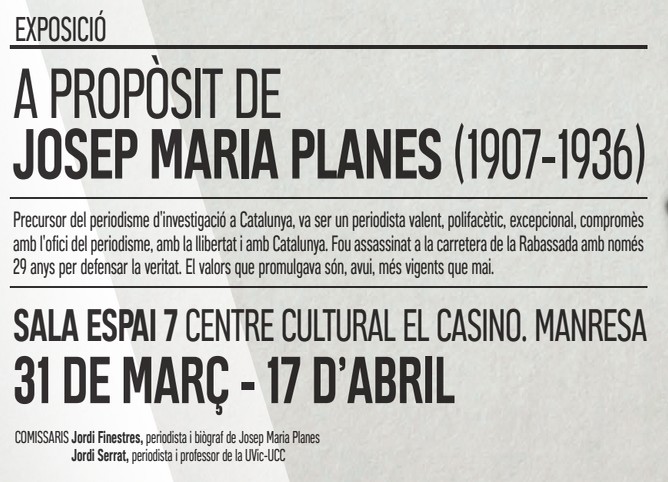 El Casino acollirà la primera exposició retrospectiva sobre Josep Maria Planes