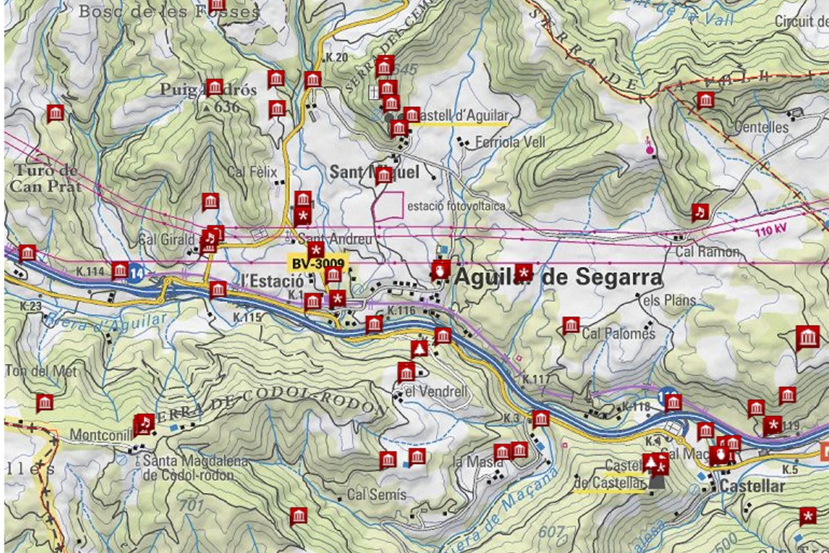 Aguilar de Segarra té 159 elements de patrimoni cultural i natural al terme