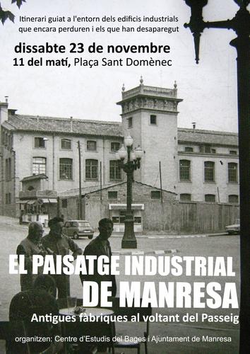 Nou itinerari guiat a Manresa per posar en valor el patrimoni industrial de la ciutat